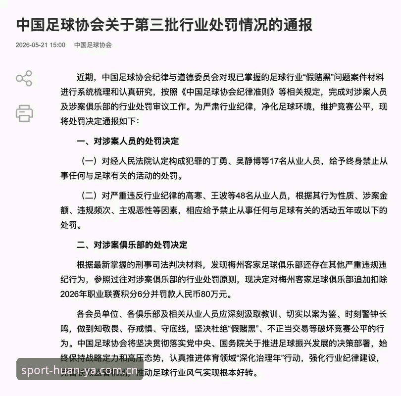 中国足协第三批禁足名单全面解析：17人终身禁足背后的足球乱象深度分析